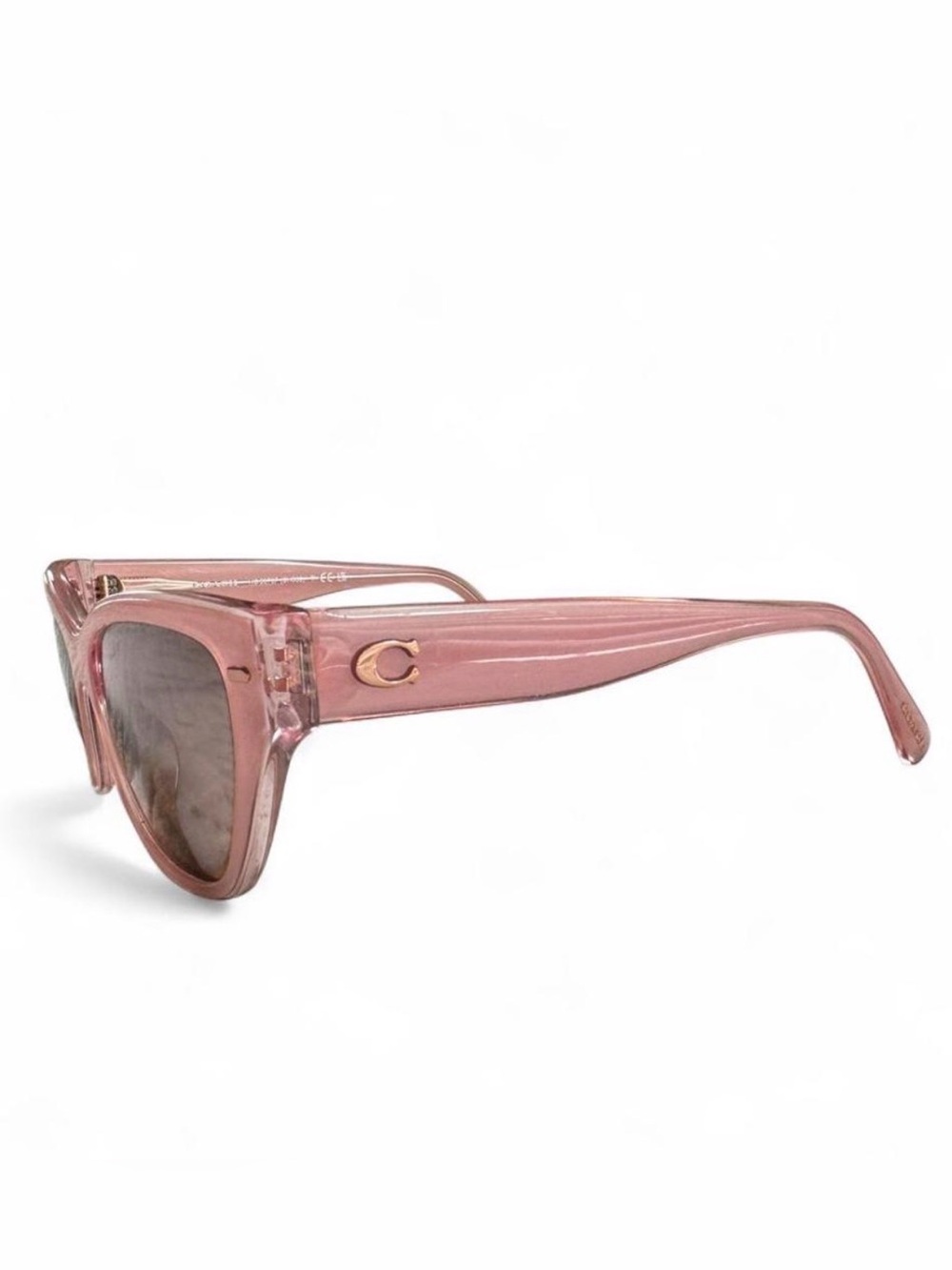 Coach HC8370U cat eye sunglasses in milky pink